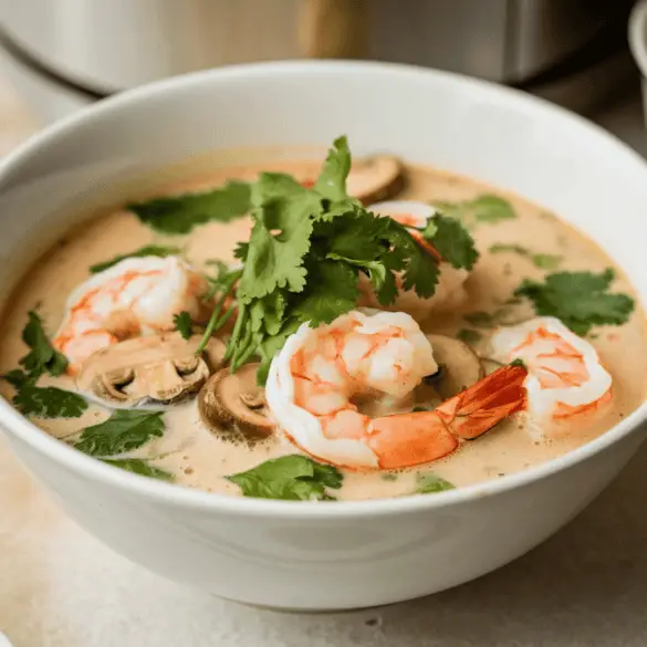 Slow Cooker Tom Kha Soup