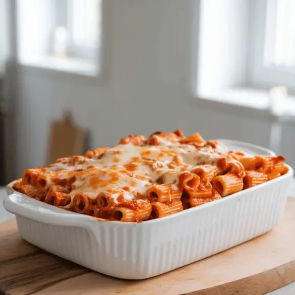 Cheesy Baked Rigatoni