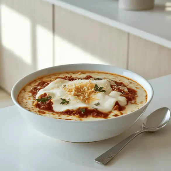 White Lasagna Soup