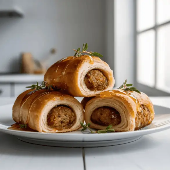 Honey Thyme Sausage Rolls