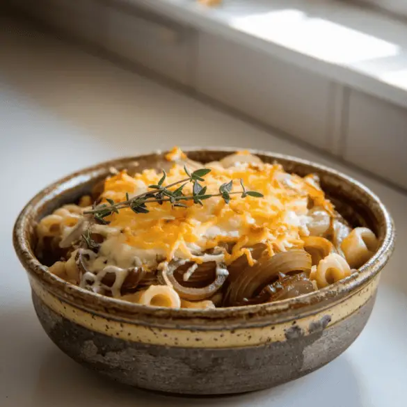 One Pot French Onion Pasta