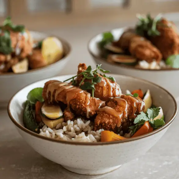 Hot Honey Chicken Bowls