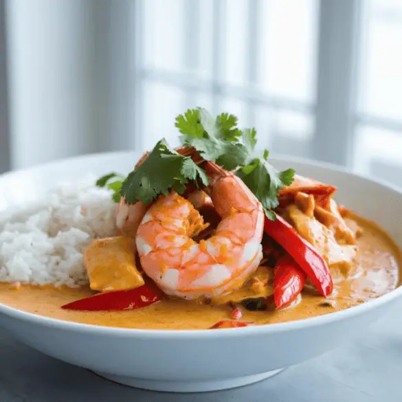 Thai Coconut Shrimp Curry