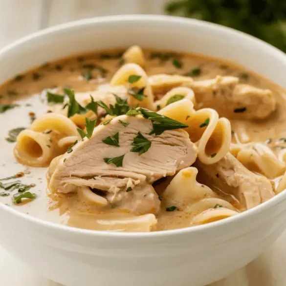 Creamy Cajun Chicken Pasta Soup