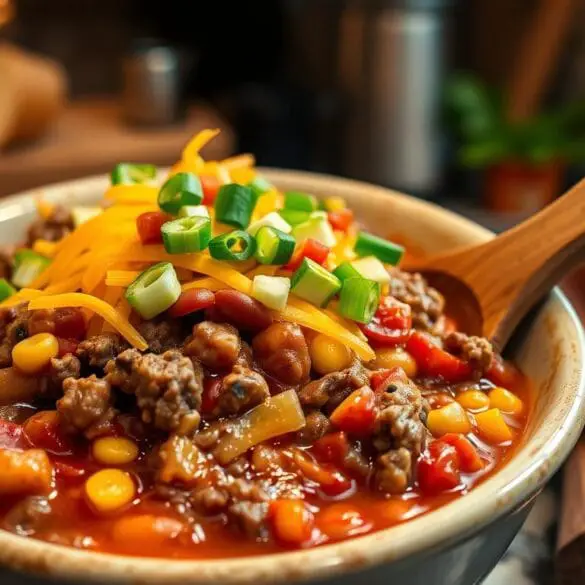 Slow Cooker Cowboy Casserole