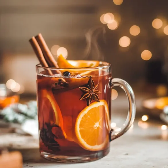 Mulled Cider in a Slow Cooker