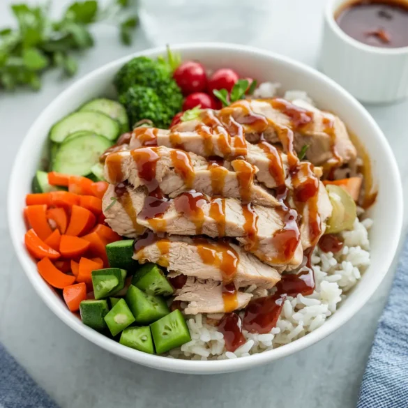 Honey Chipotle Chicken Rice Bowls