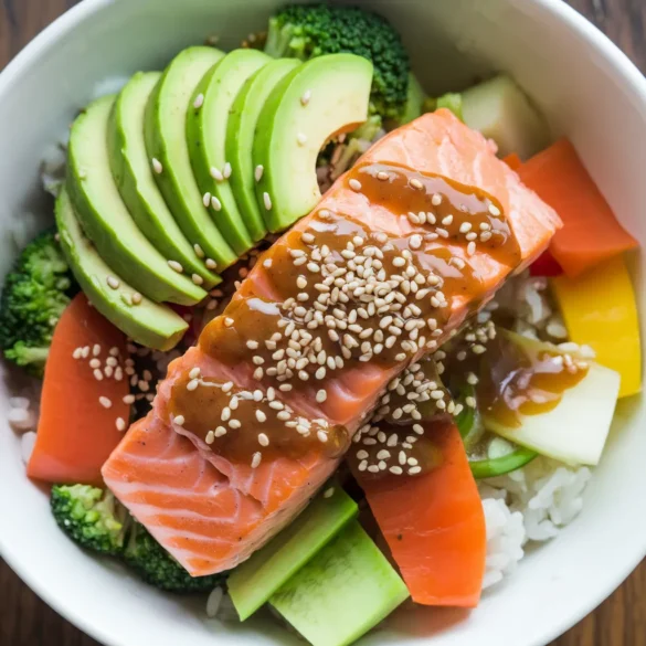 Salmon Rice Bowls