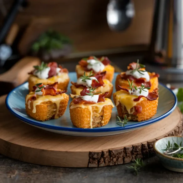 Tater Tot Appetizer Cups