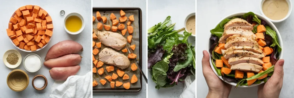 Chicken and Sweet Potato Bowls