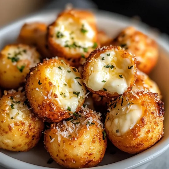 Cheesy Parmesan Mozzarella Bites